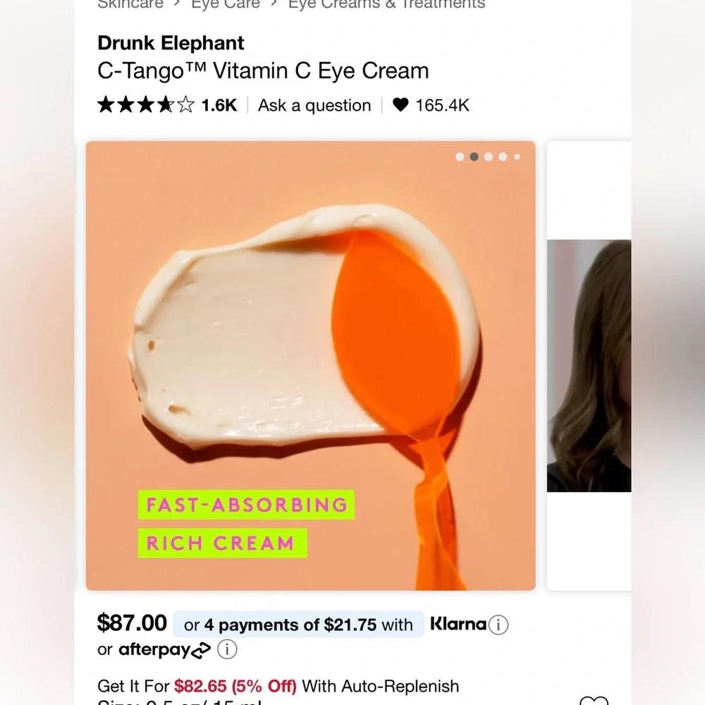 Drunk Elephant C Tango Vitamin C Eye Cream - Picture 2 of 6